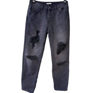 Billabong distressed straight jeans